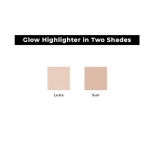 LAMEL Glow Highlighter: Face Make Up & Contour Palette in Deep, Vibrant Colors - Natural Shimmer - Compact Size & Perfect for Travel - Cruelty Free - 3.8gr/0.13 oz 402 (Sun)