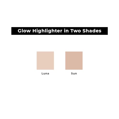 LAMEL Glow Highlighter: Face Make Up & Contour Palette in Deep, Vibrant Colors - Natural Shimmer - Compact Size & Perfect for Travel - Cruelty Free - 3.8gr/0.13 oz 402 (Sun)