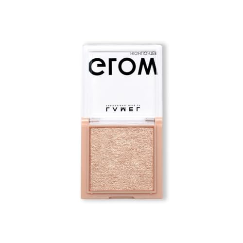 LAMEL Glow Highlighter: Face Make Up & Contour Palette in Deep, Vibrant Colors - Natural Shimmer - Compact Size & Perfect for Travel - Cruelty Free - 3.8gr/0.13 oz 402 (Sun)