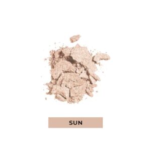 LAMEL Glow Highlighter: Face Make Up & Contour Palette in Deep, Vibrant Colors - Natural Shimmer - Compact Size & Perfect for Travel - Cruelty Free - 3.8gr/0.13 oz 402 (Sun)