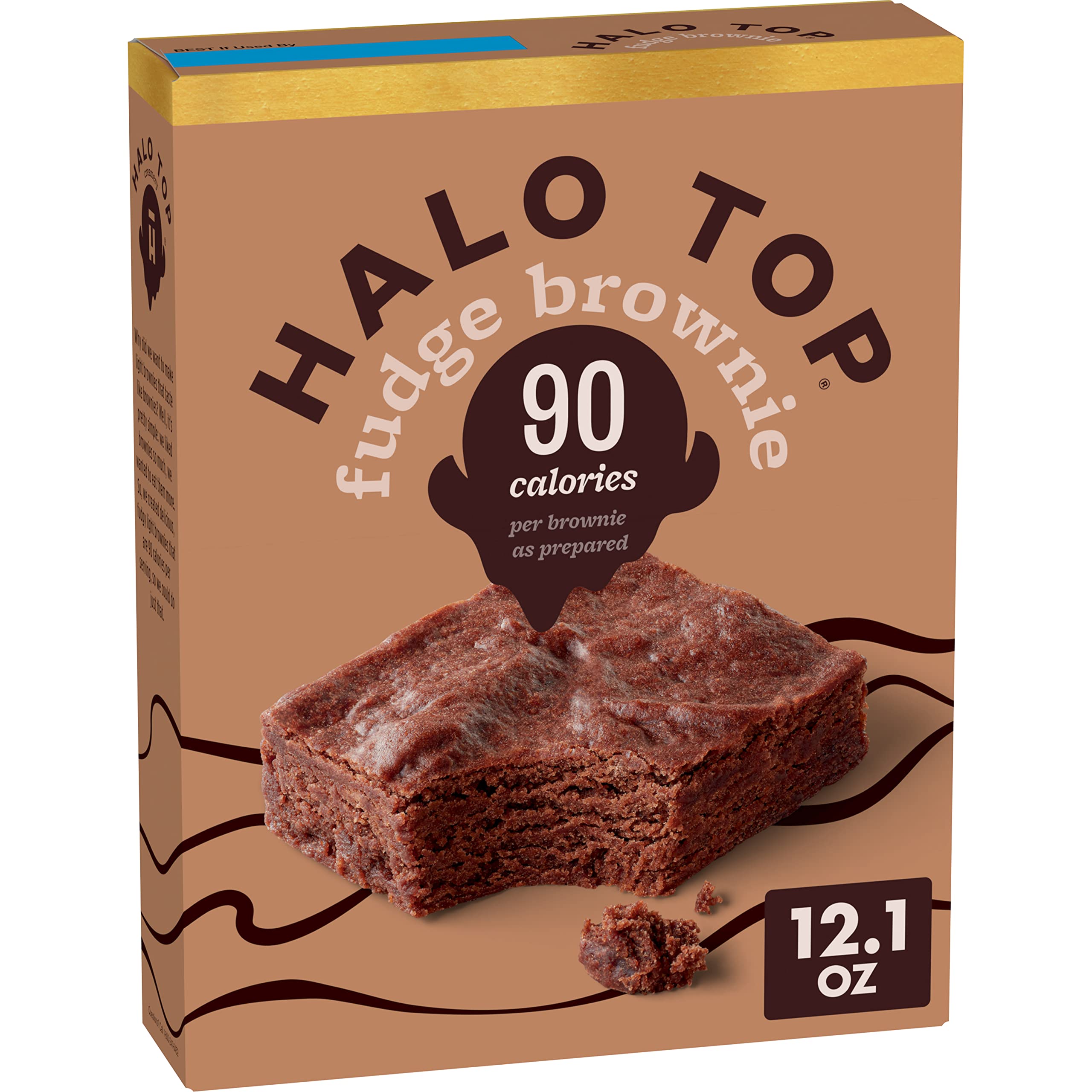 Halo Top Fudge Brownie Light Brownie Mix, 12.1 oz