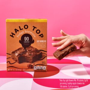 Halo Top Fudge Brownie Light Brownie Mix, 12.1 oz