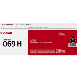 Canon 069 Black Toner Cartridge, High Capacity, Compatible to MF753Cdw, MF751Cdw and LBP674Cdw Printers