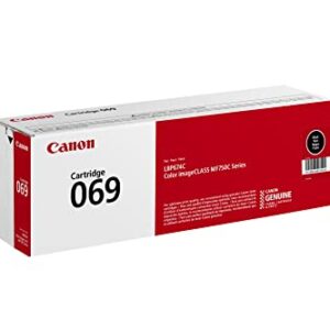 Canon 069 Black Toner Cartridge, Compatible to MF753Cdw, MF751Cdw and LBP674Cdw Printers