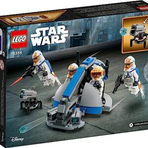 LEGO Star Wars 332nd Ahsoka’s Clone Trooper Battle Pack 75359 Building Toy Set with 4 Star Wars Figures Including Clone Captain Vaughn, Star Wars Toy for Kids Ages 6-8 or any Fan of The Clone Wars