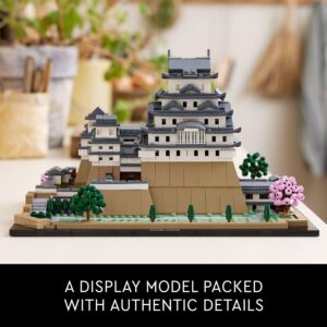 LEGO Architecture Landmarks Collection: Himeji Castle 21060 Building Set, Build & Display this Collectible Model for Adults, Fun Gift for Lovers of Japan, Famous Japanese Buildings, History and Travel