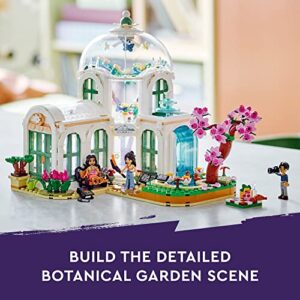 LEGO Friends Botanical Garden Building Toy Set, A Creative Project for Ages 12+, Build and Display a Detailed Greenhouse Scene, A Gift for Kids and Teens Who Love Flowers and Plants, 41757