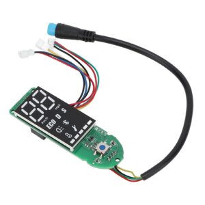 Alomejor Electric Scooter Circuit Board, Dashboard Contain Screen Switch Cover Upgraded Replacement for Xiaomi M365 Scooter (Green)