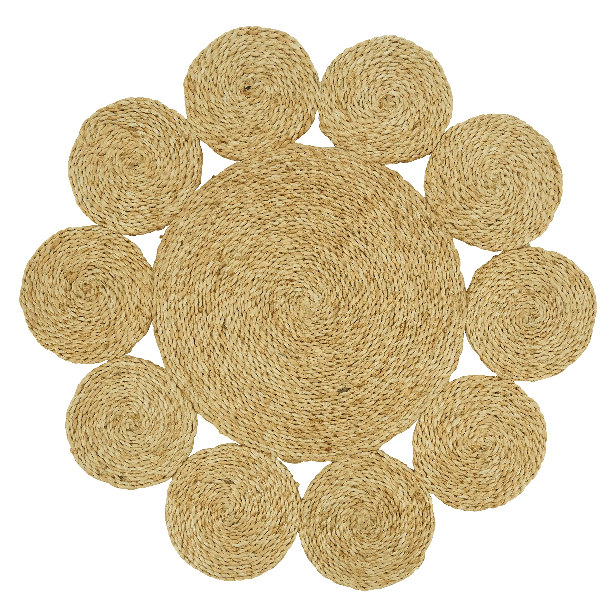 Round Jute Table Placemats (Set of 4)