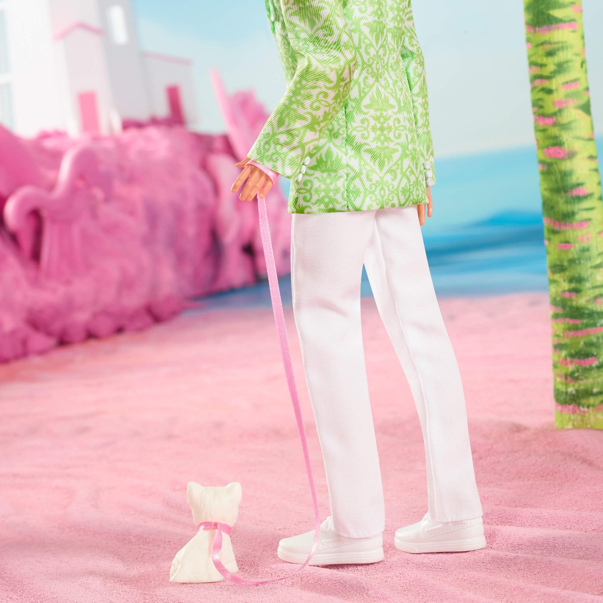 Barbie ''Sugar's Daddy'' Ken Doll in Pastel Suit with Dog - Limited Edition The Movie Doll (Exclusive), HPK06