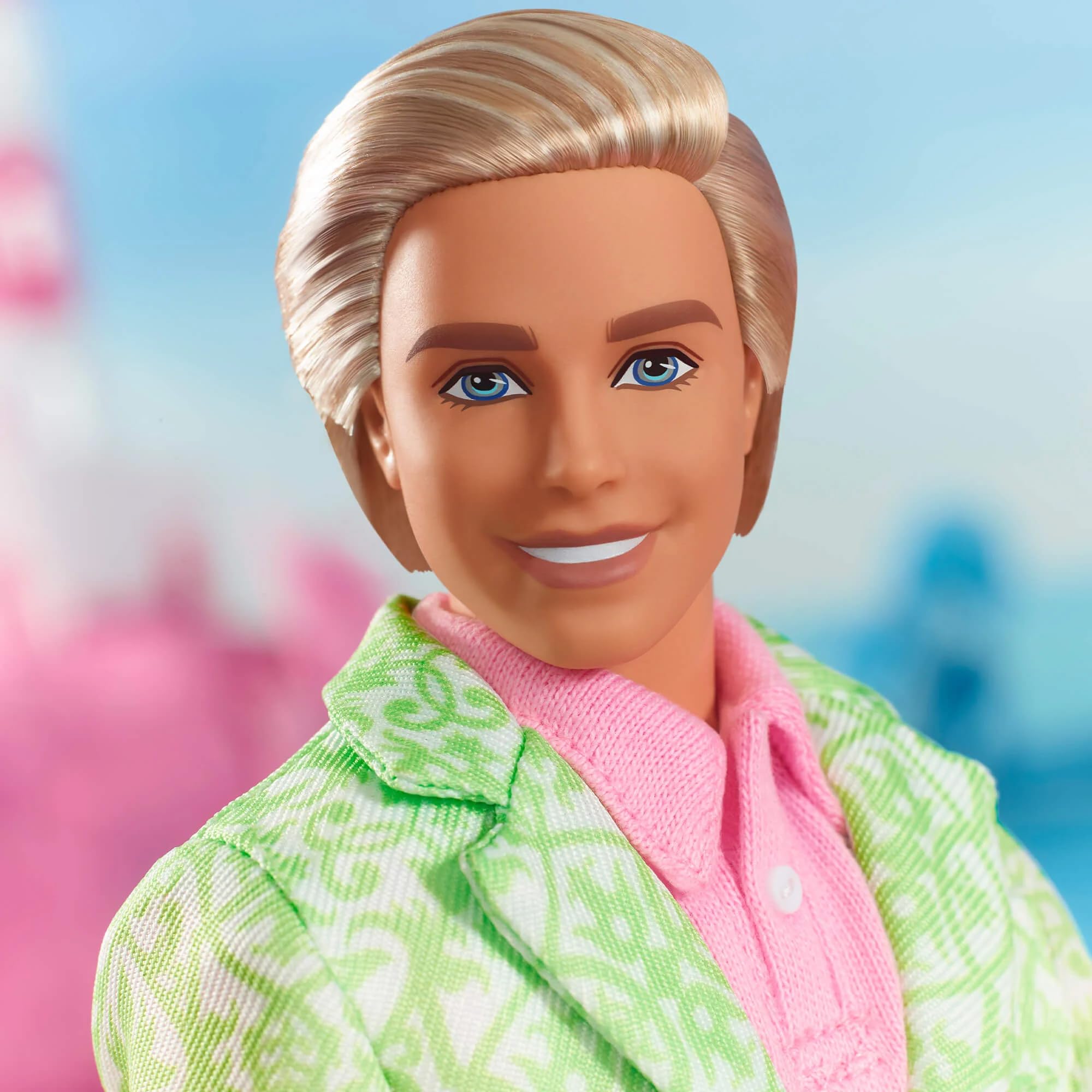 Barbie ''Sugar's Daddy'' Ken Doll in Pastel Suit with Dog - Limited Edition The Movie Doll (Exclusive), HPK06