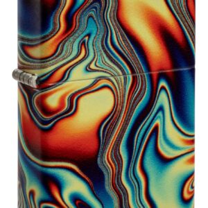 Zippo Colorful Swirl Design Glow in The Dark 540 Color Pocket Lighter