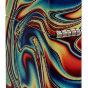 Zippo Colorful Swirl Design Glow in The Dark 540 Color Pocket Lighter