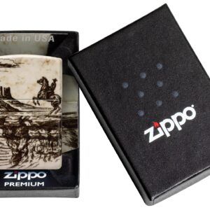 Zippo Wild West Scene Design 540 Color Pocket Lighter