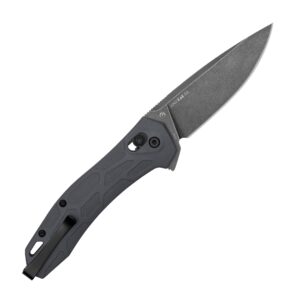 Kershaw Covalent Pocket Knife, DuraLock Lock, KVT Opening Mechanism with Drop Point Blade, Mid Size Everyday Carry with D2 Steel, Pocketclip,Gray