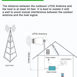 Mobile Signal Booster for Home Verizon, AT&T, US Cellular, T Mobile PCS 3G/4G/5G AWS LTE N2/N5/N12 Band 2/4/5/13/12/17 Cell Phone Signal Booster FCC Approved for All U.S. Carriers