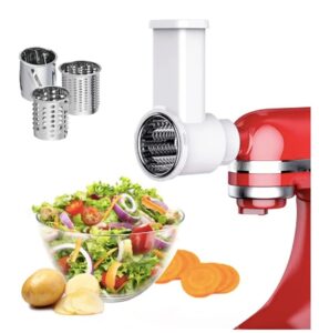 slicer shredder attachment for kitchenaid stand mixers, vegetable slicer attachment and cheese grater