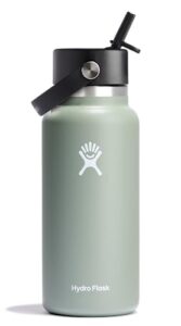 hydro flask wide flex straw cap agave 32 oz