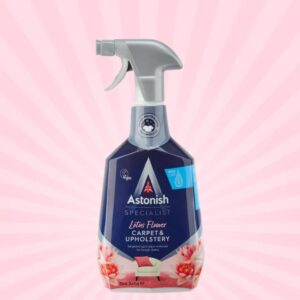 Astonish Specialist Furniture and Carpet Cleaner Bundle - Includes Carpet, Chair and Upholstery Deep Cleaning Fabric Spray (750ml) & Leather Conditioning Cream for Leather Goods and Furniture (250ml)