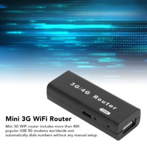 3G Mini Wireless Portable WiFi Router, USB 3G Modems, 150MBPS High Transmission Speed, RJ45 USB Interface, Plug and Play for OS for Windows for Linux for Android