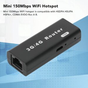 3G Mini Wireless Portable WiFi Router, USB 3G Modems, 150MBPS High Transmission Speed, RJ45 USB Interface, Plug and Play for OS for Windows for Linux for Android