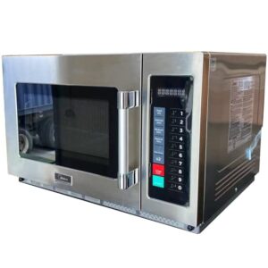 Commercial Microwave Oven NSF Certified Countertop 220V, 1800W Capacity 1.3 cu.ft Heavy Duty 1834G1A