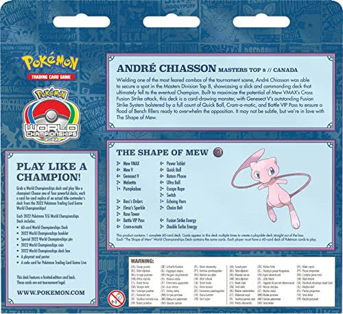 Pokemon TCG André Chiasson 2022 World Championships Deck