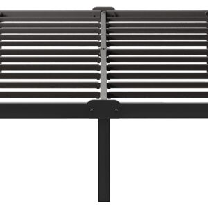 LIJQCI 14 Inch Full Size Bed Frame 3000 lbs Heavy Duty Metal Platform Mattress Foundation No Spring Needed Full Size Bed Frames Easy Assembly, Black