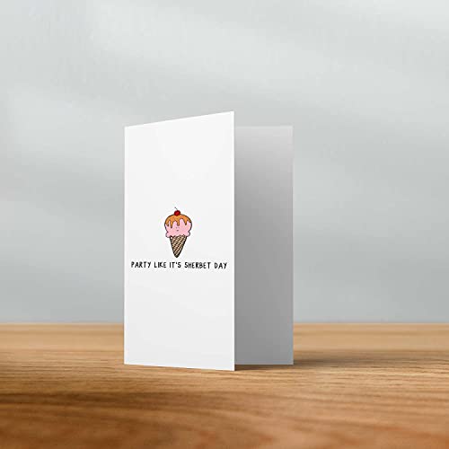 rockdoodles Happy Birthday Card Funny, Punny Birthday Card Mom Funny, Funny Bday Card For Women, Boyfriend Birthday Card Funny, Sister Birthday Card Funny (Sherbert Day)