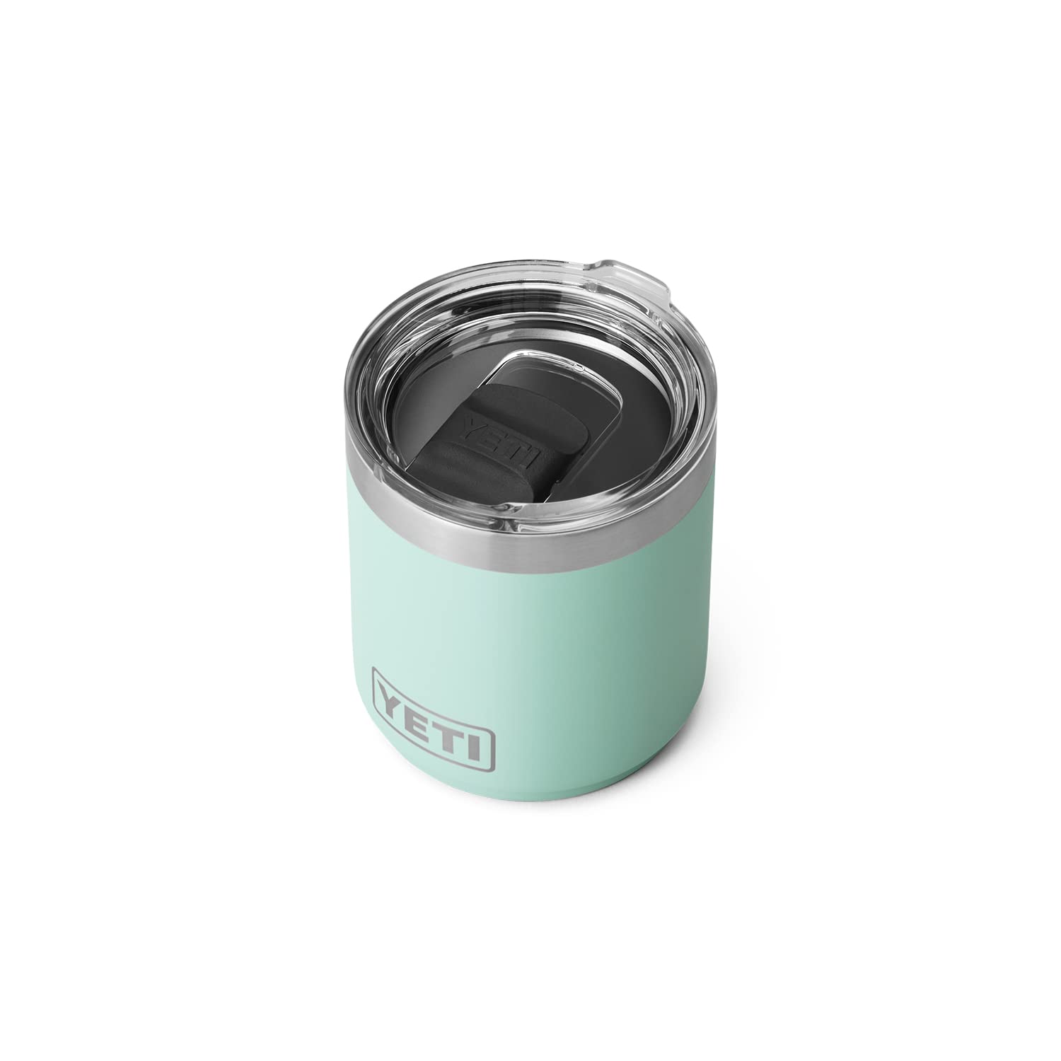 YETI Rambler 10 oz Stackable Lowball 2.0, Vacuum Insulated, Stainless Steel with MagSlider Lid, Seafoam