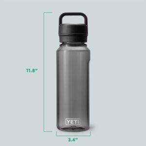 YETI Yonder 1L/34 oz Water Bottle with Yonder Chug Cap, Charcoal