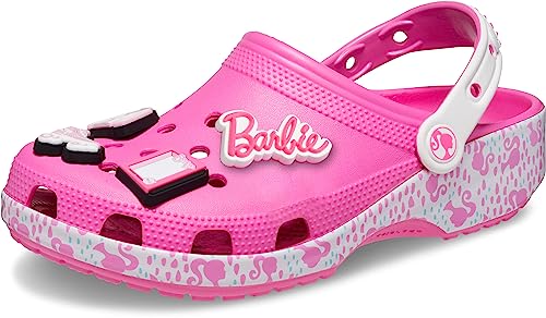 Crocs Unisex Barbie Classic Clogs, Electric Pink, Numeric_10 US Men