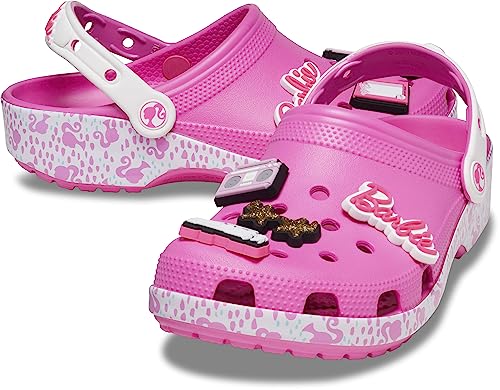 Crocs Unisex Barbie Classic Clogs, Electric Pink, Numeric_10 US Men