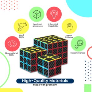 Classic Magic Cube Puzzle 4x4 - Premium Quality Brain Teaser Game for Kids and Adults - Enhance Spatial Awareness - Perfect for Education, Entertainment and Stress Relief…