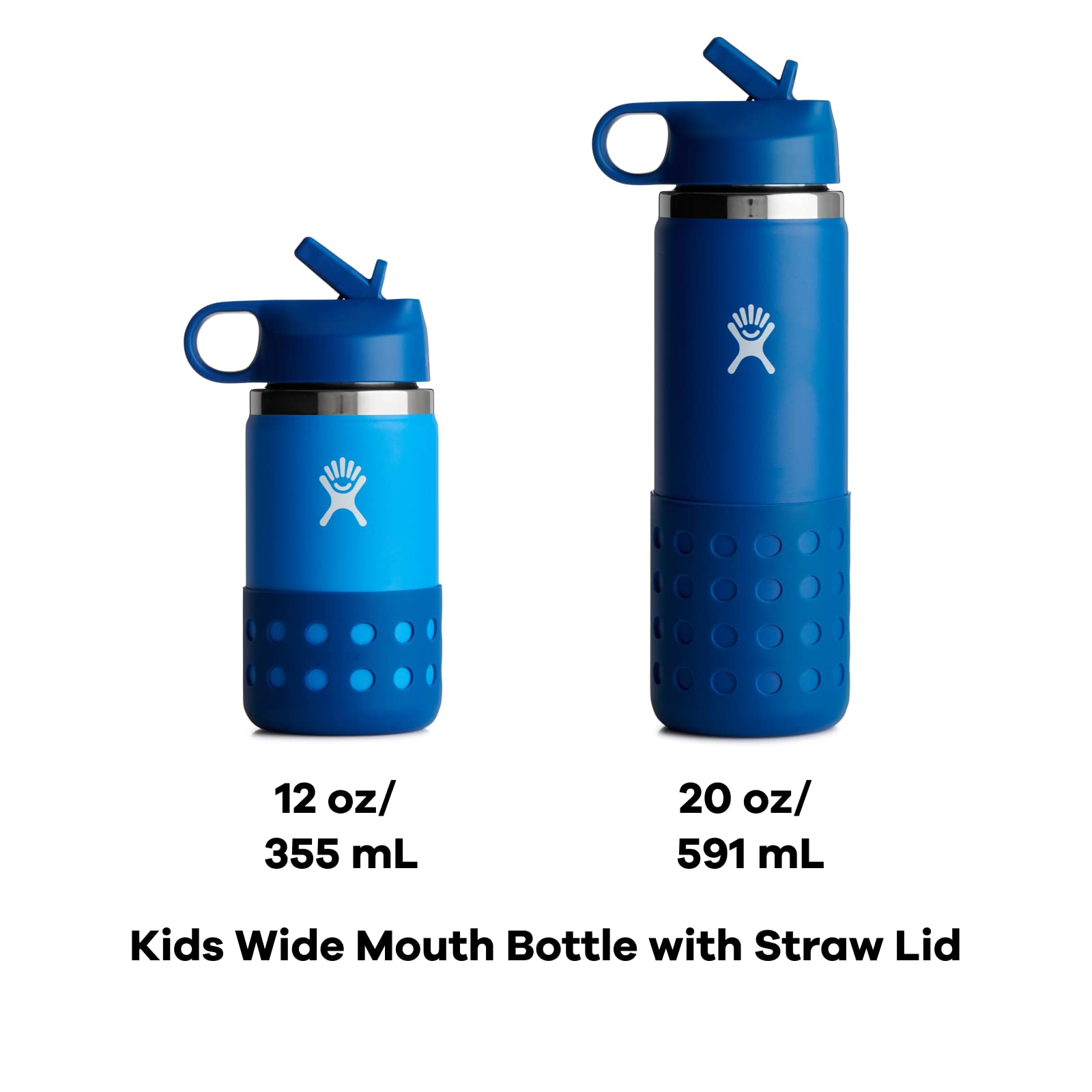 Hydro Flask 20 Oz Kids Wide Mouth Straw Cap And Boot Dew