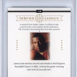 Graded 2003-04 Upper Deck LeBron James #19 Box Set Rookie RC Basketball Card PSA 10 Gem Mint