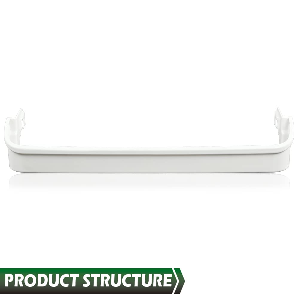 GRAND ORANGE Door Top Bin Shelf Compatible with Frigidaire or Kenmore Refrigerator Fit 240338001 White