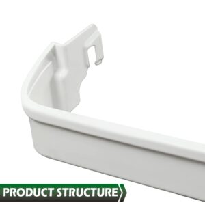 GRAND ORANGE Door Top Bin Shelf Compatible with Frigidaire or Kenmore Refrigerator Fit 240338001 White