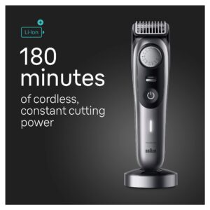 Braun All-in-One Style Kit Series 9 9440, 13-in-1 Trimmer for Men with Beard Trimmer, Body Trimmer for Manscaping, Hair Clippers & More, Sharpest Blade, 40 Length Settings,