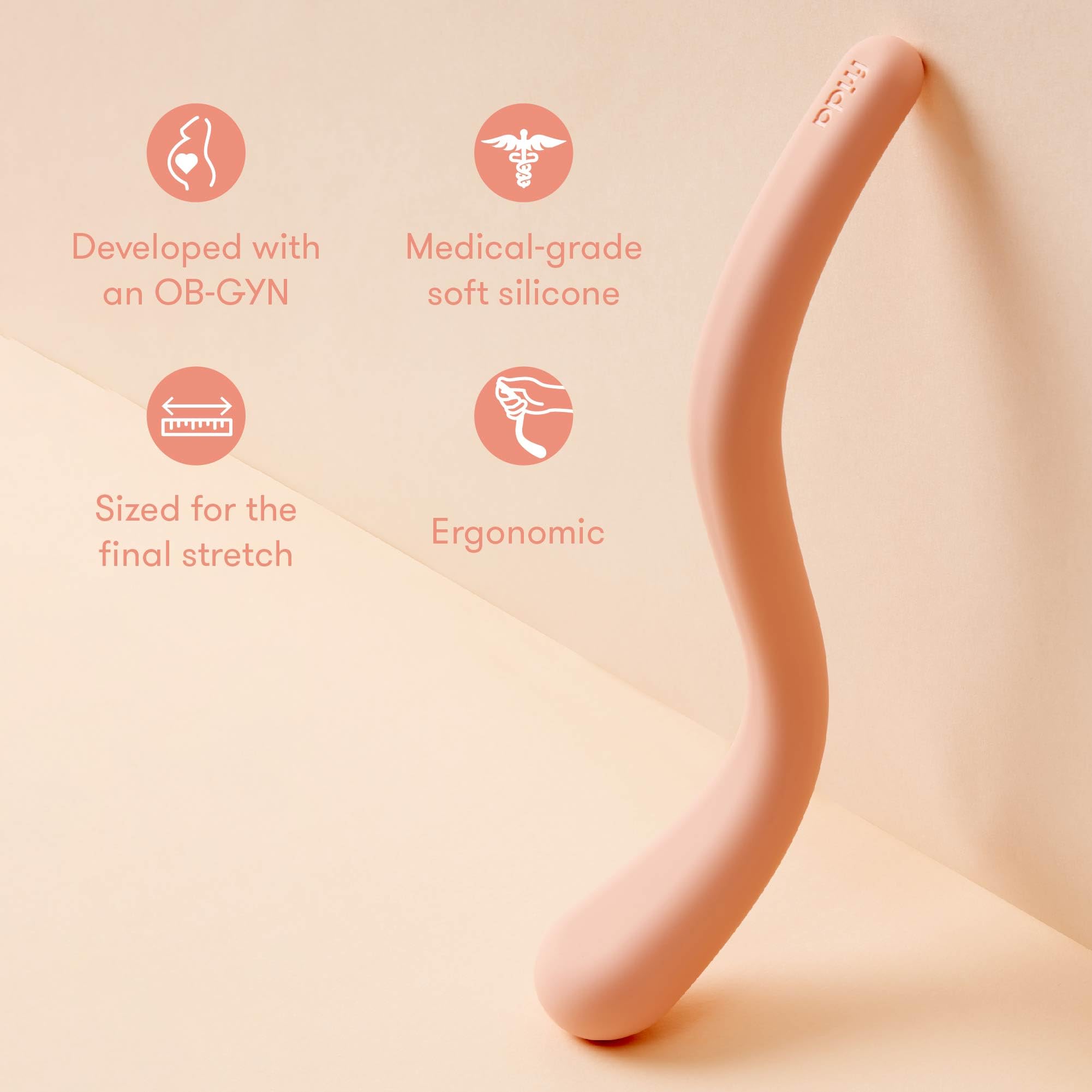 Frida Mom Prepare-to-Push Perineal Massage Wand, Labor and Delivery Essentials for Labor Prep