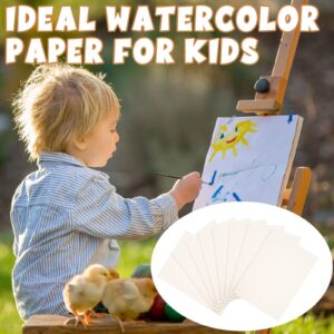 Outus 500 Sheets Bulk Watercolor Paper for Kids White Cold Press Painting Paper Cotton Paper Painting Drawing Finger Paint Sketch Art Crafts for Child Student Artist(6 x 9 Inch)