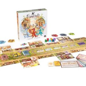 Flamecraft Board Game - Ignite The Ultimate Fantasy Adventure ! Strategy Game, Fun Family Game for Kids and Adults, Ages 10+, 1-5 Players, 60 Minute Playtime, Made by Lucky Duck Games