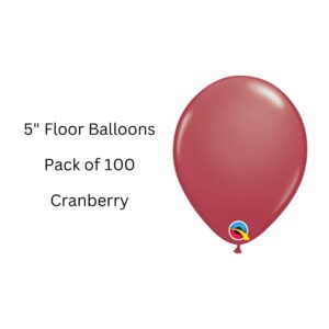 Qualatex 5" Cranberry Latex