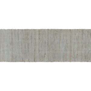 The Home Talk Table Runner 72 Inches Long Decorative Natural Jute Table Runner for Decorations, Buffet, Restaurants, Wedding, Parties, Camping - Light Grey