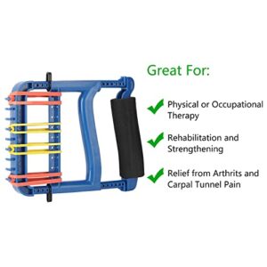 YPCBYNBS Hand Exerciser,Strength Training Grip Strengthener for Physcial Therapy,Blue