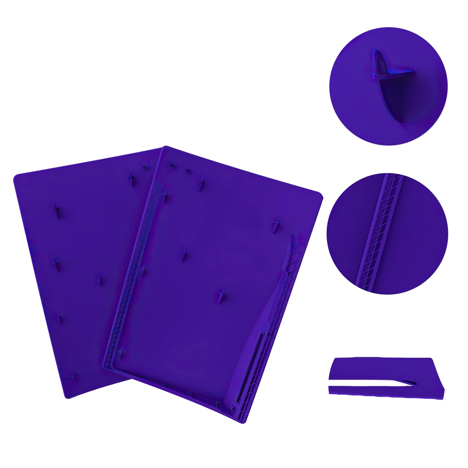 Face Plate Cover Shell for PS5 Disc Edition Console Faceplates, Accessories Compatible with Playstation 5 Protective Replacement Panels (Galactic Purple)