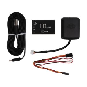 VBESTLIFE RC Helicopter Flight Controller, H1 Helicopter Flight Controller Short Cable Version with GPS Module Fits for FW450 RC Flight Helicopter