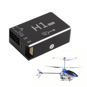 VBESTLIFE RC Helicopter Flight Controller, H1 Helicopter Flight Controller Short Cable Version with GPS Module Fits for FW450 RC Flight Helicopter