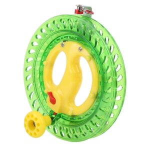 fishing line reel, abs multifunction sea fishing wheel hand wire wrapping fly line fishing reel accessory (green)