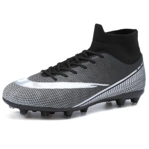 Soccer Cleats Men Football Cleats Women Tacos De Futbol Para Hombre Men's Team Sports Shoes Training Outdoor Turf Soccer Shoes for Big Boy High Top Cleats Men Football Shoes Football Training AG/FG